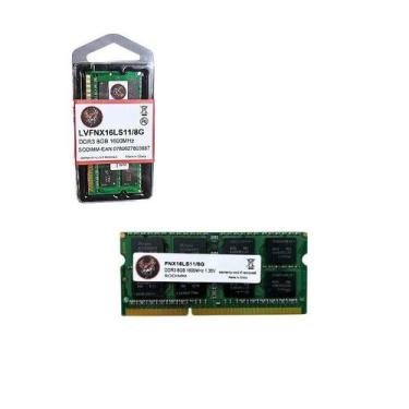 Imagem de Memoria Fnx Gamer Note 8Gb Ddr3 1600 Lv