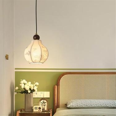 Imagem de Luminária pendente contemporânea de LED para restaurante, bar estilo francês retrô, balcão, café, quarto, escritório, quarto de hotel, lavabo, corredor, escada (1 lâmpada)
