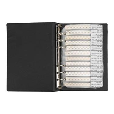 Imagem de 92 Tipos Capacitores Kit de Componentes Eletrônicos Black, Com um Livro de Amostras de Capacitância Exclusivo, Controle Rigoroso de Qualidade, Tamanho Pequeno, Peso Leve, Fácil