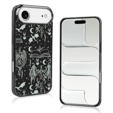 Imagem de Odhtst Aesthetic Bookish Fantasy Capa de telefone fina compatível com iPhone Air de 6,5 polegadas, proteção TPU à prova de choque vintage Dragon Wyverns amantes de livros Sage Swords capa de telefone