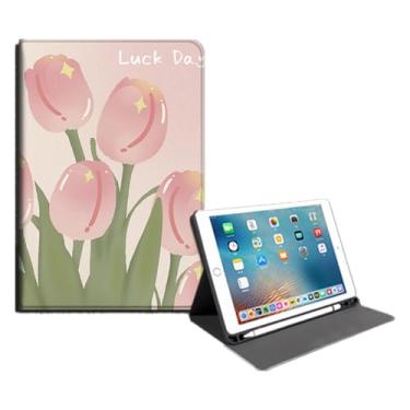 Imagem de Yzlvigrous Capa para ipad Mini 7 Gen 2024/ipad Mini 6 Gen 2021, Capa Fina de Suporte PU de 8.3 Polegadas com Despertar/sono Automático, Visualização em Vários Ângulos