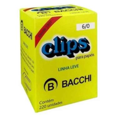 Imagem de Clips 6/0 Galvanizado Bacchi 500 Grs