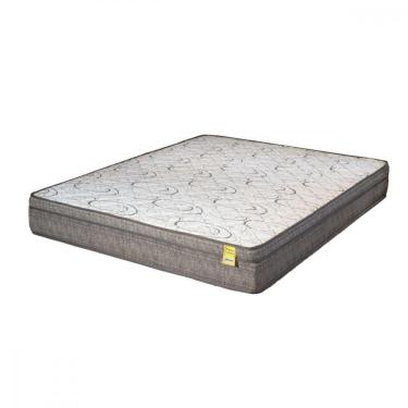Imagem de Colchão Queen De Espuma D-45 Dreemy Mega 158x198x25cm Cinza Com Branco Apolospuma Cinza Com Branco