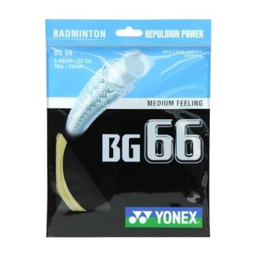 Imagem de YONEX Corda de badminton BG 66 (ouro platinado)