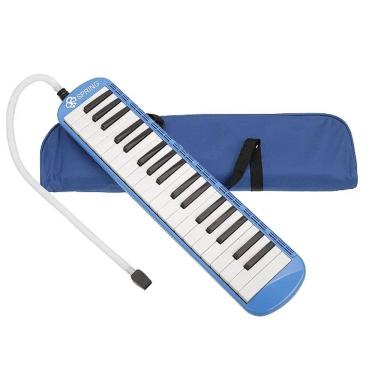 Imagem de Escaleta Spring Sg37 37 Chaves Azul Com Bag