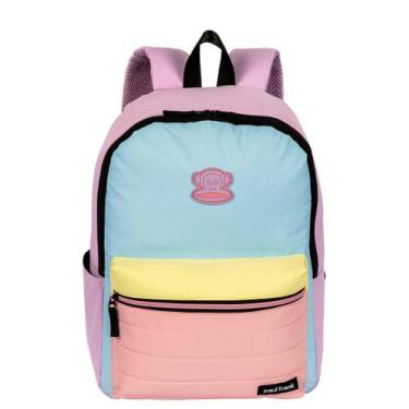 Imagem de Mochila Paul Frank Authentic Color Fun Color Block Grande