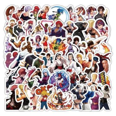 Imagem de Adesivos Kings of Fighters Kofs em vinil impermeável 60 unidades/lote 