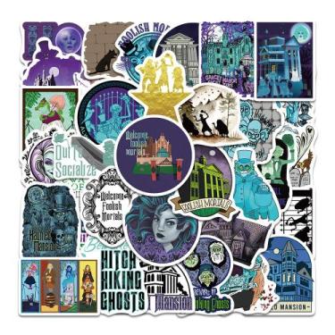Imagem de Adesivos Haunteds Mansions, vinil impermeável, anime, 50 unidades/lote