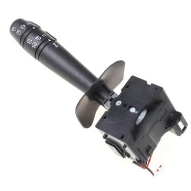 Imagem de Interruptor combinado compatível com Clio 2 1998-2005 e Kangoo 1 1997-2007 - Interruptor de controle da alavanca de seta 77010-53058 7701044279