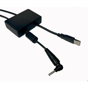 Imagem de Suporte de cabo duplo feito à mão pela Craftsman Stoneworks – Suporte de cabo – Suporte de gerenciamento de cabos – Organizador de cabos – Suporte para cabos de mesa – Cabo arrumado (granito preto