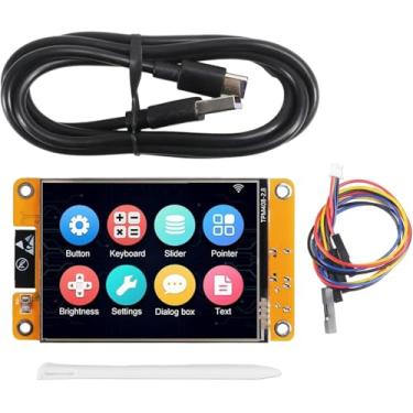Imagem de 1 peça ESP32 Touchscreen 7.1 cm TFT LCD ESP-WROOM-32 ILI9341 Módulo de Toque Resistivo ESP32-2432S028R Bluetooth WiFi Placa de Desenvolvimento Dual Core 240 * 320 para Arduino