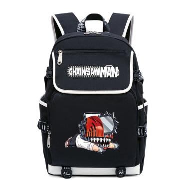 Imagem de Mochila escolar Cartoon Kids Chainsaws Mans Pochitas Anime B