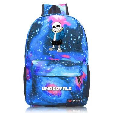 Imagem de Mochila Undertales Sans Cartoon Kids School Oxford 31x13x45cm