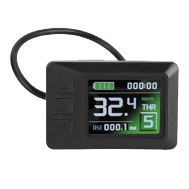 Imagem de RiToEasysports Tela de Ebikes, Conector à Prova de Chuva de 5 Núcleos, Botão Ergonômico, Tela Colorida, Painel de Scooter Elétrico para Pilotos