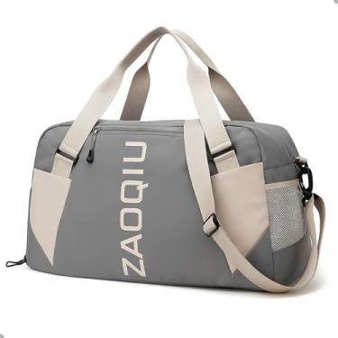 Imagem de Bolsa de Mão/Mala de Bordo 10 kg – Versátil para Viagem, Academia e Dia a Dia | Compacta, Resistente e Fácil de Transportar (Cinza)