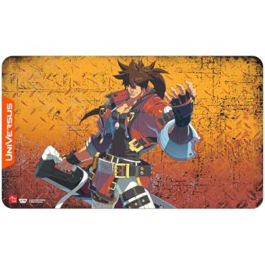 Imagem de UniVersus: Guilty Gear - Strive - Playmat: Sol Badguy - Tapete de neoprene 61 x 35,5 cm, arte de personagem exclusiva, acessório de jogo de cartas colecionáveis