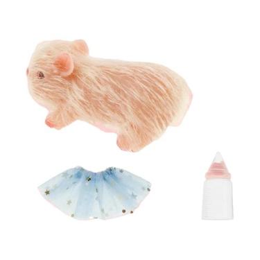 Imagem de Brinquedo De Porquinho Mini De Silicone Realista, Figurinha De Porquin