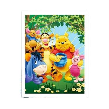 Imagem de Pintura Em Diamante DIY Branca De Neve E Os Sete Anões Bordado Com Str