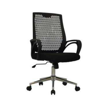 Imagem de Cadeira de Escritório Diretor em Tela Mesh com Relax Burgos - Rivatti