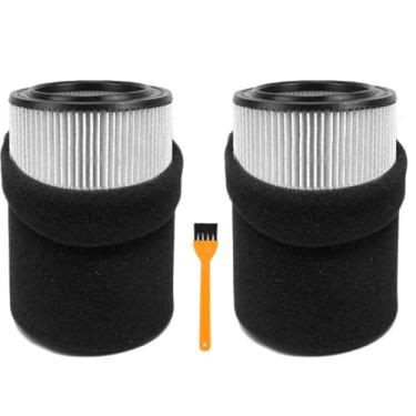 Imagem de Pacote com 2 filtros Vf4000 para Ridgid Shop Vac 5-20 galões e também serve para Husky Vacuum de 6 a 9 galões com 2 embalagens de espuma