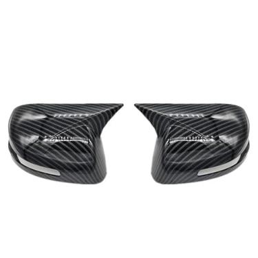 Imagem de Capas de asa para Civic 2012 2013 2014 2015 capa de espelho lateral retrovisor de carro tampa de asa exterior da carcaça da porta guarnição externa traseira capa traseira (com carbono leve)