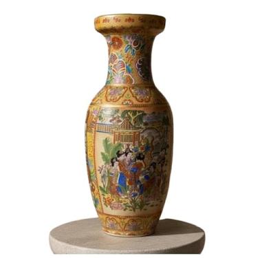 Imagem de Vaso Decorativo de Porcelana Estilo Oriental – Charme e Elegância em Cada Detalhe(35CM)