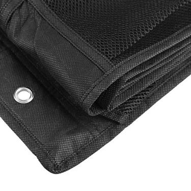 Imagem de 24 Bolsos Bolsa de Armazenamento Sapatos para Porta Parede Doméstica TNT Organizador Rack Economizar Espaço com Ganchos Metal Instalação Fácil Malha N