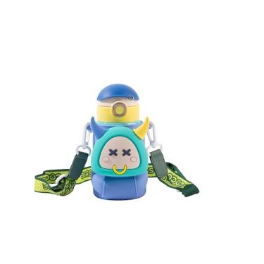 Imagem de Cocosmile Garrafa de água térmica isolada a vácuo de cervos – design durável e versátil de aço inoxidável – botão fácil de abrir, aba e cordão de transporte – Livre de BPA – Copo de viagem para beber