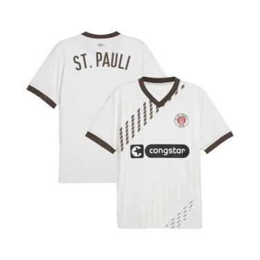 Imagem de Camisa De Futebol Casual Unissex De Secagem Rápida St. Pauli 2024_25 V