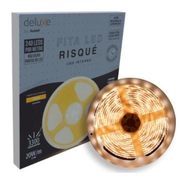 Imagem de Fita Led Risque IP20 20W/M 240 Leds/M C/5M 12V 2700K Avant