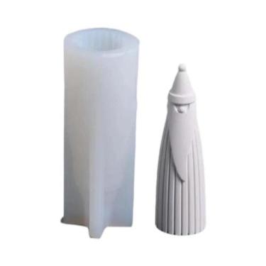 Imagem de Molde De Silicone 3D De Papai Noel Fofo Para Ornamento De Natal, Vela 