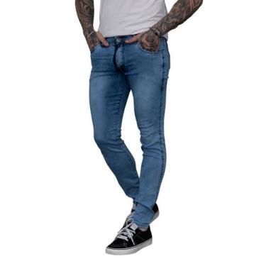 Imagem de Calça Jeans Masculina Super Skinny Blue Power  Azul - Via Estilo, Azul