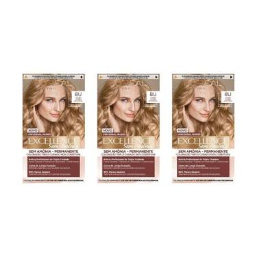 Imagem de Coloraçao Imedia Sem Amonia 8U Louro-Kit C/3Un - Imédia