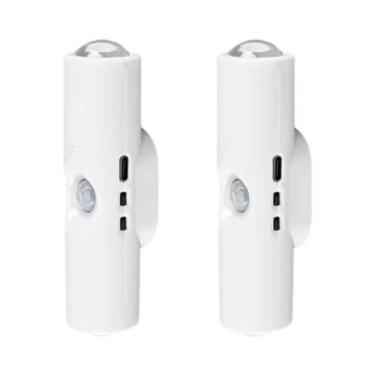 Imagem de Luminária De Armário De Duas Cabeças Tricolor Com Sensor De Movimento,