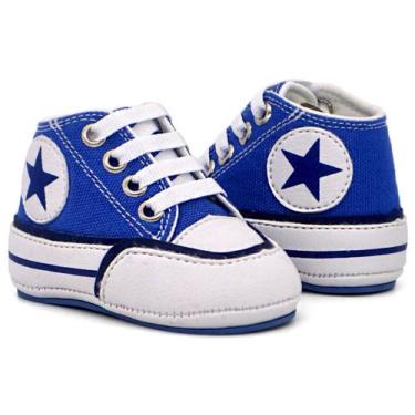 Imagem de Sapatinho Bebe Tenis Masculino Infantil Menino RN Manozinhos Baby Ref.