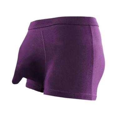 Imagem de Cuecas Boxer Masculinas Modal Confortáveis Com Estampa De Elefante Em 