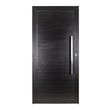 Imagem de Porta de Aluminio Lambril 210x80cm com Puxador Topsul Abertura Direita