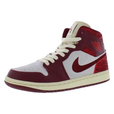 Imagem de Nike Tênis feminino Air Jordan 1 Mid SE, Team Red/University Red/Sail, 39