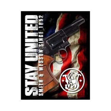 Imagem de Placa De Metal Vintage Com Tema De Pistola, Placa De Parede De Ferro, 