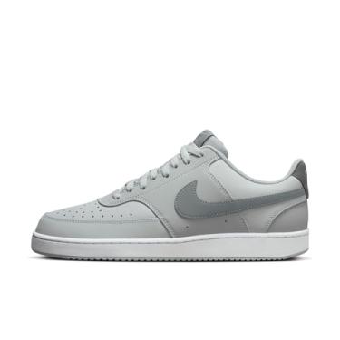 Imagem de Nike Tênis masculino Court Vision Low, Cinza fumê claro/cinza fumê/branco, 44
