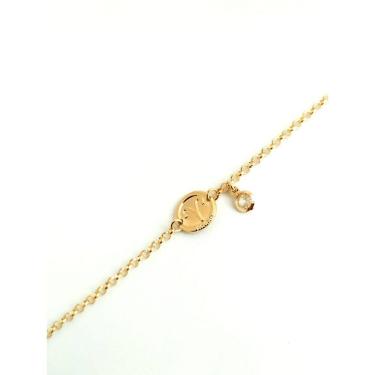 Imagem de Pulseira Belca Signo Aries Com Pingente, No Banho De Ouro