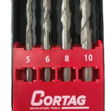 Imagem de Jogo De Brocas Com Ponta De Metal Com 4 Peças 62307 Cortag - Meu Confo
