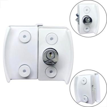 Imagem de Fechadura e Contra Mini 3532 3536 Para Janela Correr Branco - AL