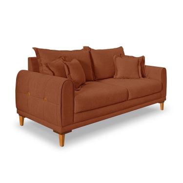 Imagem de Sofá Logan 2 Lugares 1,80 Boucle Terra Cota - Lucadi Home