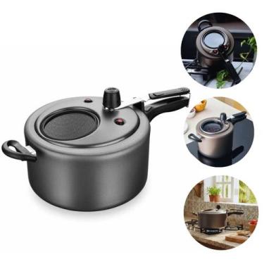 Imagem de Panela de Pressão 4,5L Antiaderente Com Visor Superior Grande MTA Graf