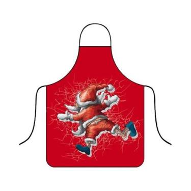 Imagem de Avental De Natal Impermeável Festivo, Divertido Para Cozinha E Decoraç