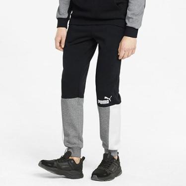 Imagem de Calça Moletom Puma Essentials Block Masculina-Masculino