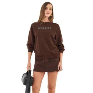 Imagem de Moletom Colcci Marrom Feminino-Feminino
