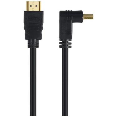 Imagem de Cabo Hdmi 2.0 4k Ultra Hd 3d 90º 10m - PCYES