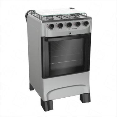 Imagem de Fogão 4 bocas Mueller Titânio com Acendimento automático MFI4BB - Bivo